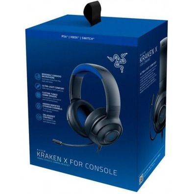 Headset Gaming Razer Kraken X PC/PS4/Xbox