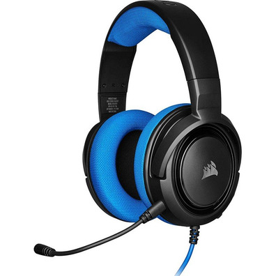 Fones de ouvido HS35 Estéreo Azul Corsair