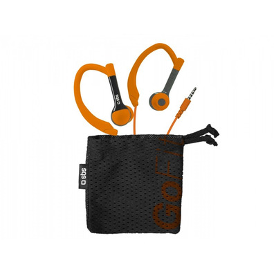 Auriculares In-Ear Runway Sport Laranja SBS