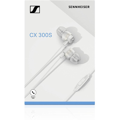 Fones de ouvido in-Ear Sennheiser CX 300s Branco