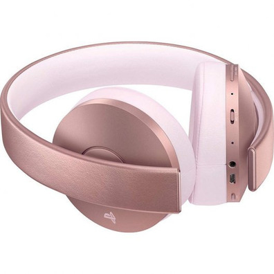 Fone de ouvido sem Fio Sony 7.1 Rose Gold PS4/PC/Mac