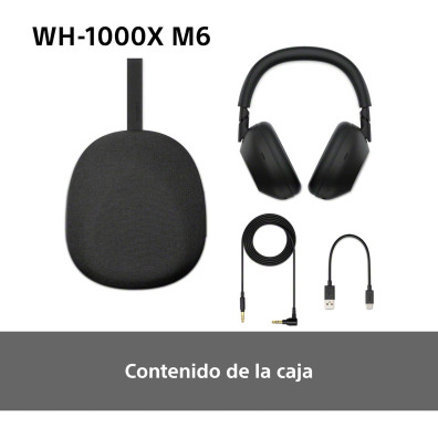 Auriculares Inalámbricos Sony WH-1000XM6 ANC Bluethoot 5.3 Azul Medianoche