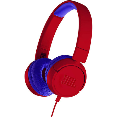 Auriculares JBL JR300 Jack 3,5 '' Rojo