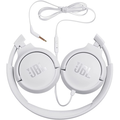 Auriculares JBL Tune 500 Jack 3,5mm Blanco