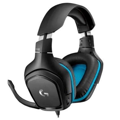 Auriculares Logitech G432 7.1 com Micrófono USB/Jack 3.5 Preto