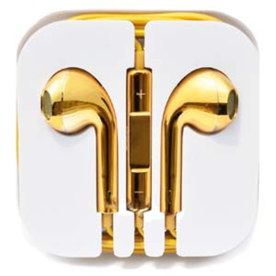 Auriculares Mãos Livres para iPhone Ouro
