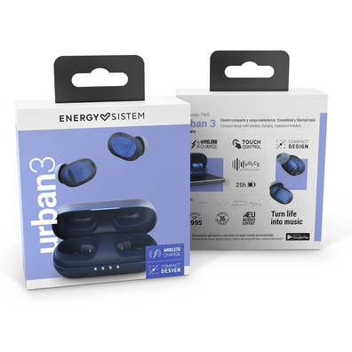 Auriculares Micro Energy Sistem Urban 3 Índigo