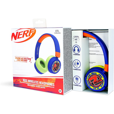 Auriculares OTL Wireless Bluetooth Headphone Nerf