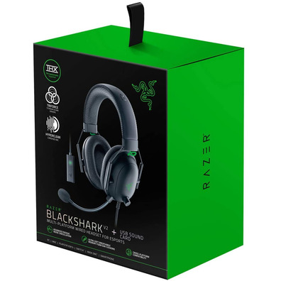 Auriculares Razer Blackshark V2 + USB Mic Enhancer