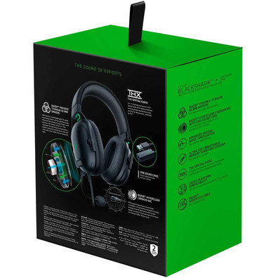 Auriculares Razer Blackshark V2 + USB Mic Enhancer