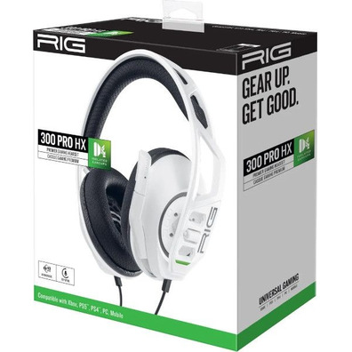 Auriculares RIG Premier Gaming Headset 300 Pro HX White (Xbox/PS5/PS4/PC)