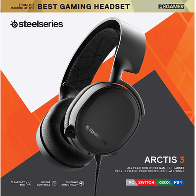 Auriculares Steelseries Arctis 3 PC/PS4/PS5/Switch / Xbox One