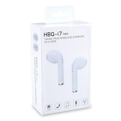 Auricular Stereo Bluetooth + Microfone HBQ i7 Preto