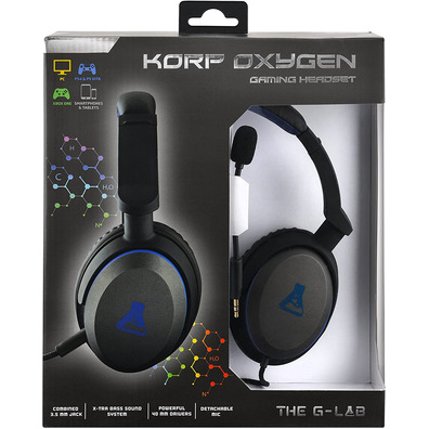 Auriculares O G-Lab Korp Oxigênio Gaming Multiplataforma