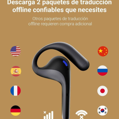 Auriculares Tradutor Timekettle W4 Pro IA Negro em Tempo Real