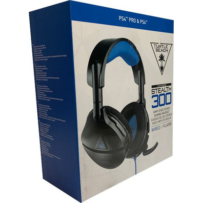 Auriculares Turtle Beach Wired Gaming Stealth 300 Black PS5/PS4