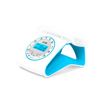 Telefone sem fio Retro Deluxe SPC 7703A Branco/Azul