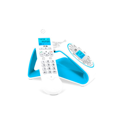 Telefone sem fio Retro Deluxe SPC 7703A Branco/Azul