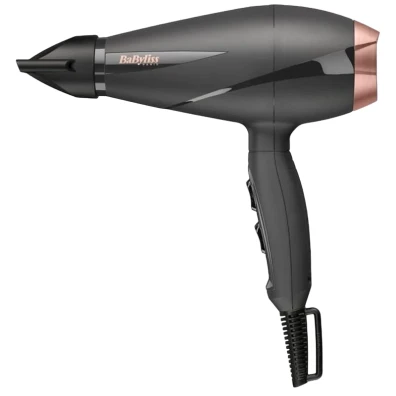 BaByliss Smooth Pro 2100 - Secador Profissional Negro/Oro Rosa