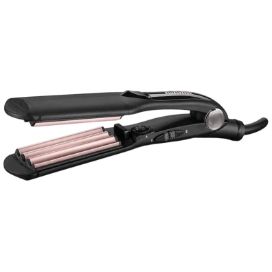 BaByliss The Crimper Plancha de Pelo Negro e Rosa