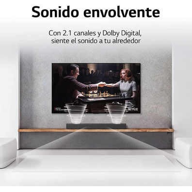 Barra de Sonido Bluetooth LG SP2 100W 2,1 Negra