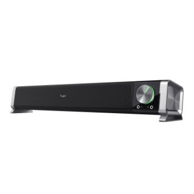 BARRA DE SONIDO TRUST ASTO HORIZONTAL - Ligação Auricular e Micrófono - Controle de Volume - 12W