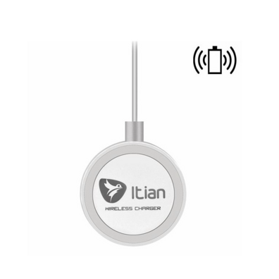 Smartphones sem fio base carregador universal Qi Branco