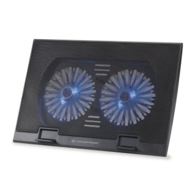 Base de Refrigeração Portátil CONCEPTRONIC, 2 Ventiladores 125mm - Até 17"