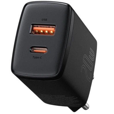 Baseus Compact Quick Charger 20W - Carregador de parede