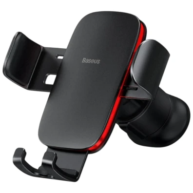 Baseus Suporte para Coche Gravity Air 2 Metal Age Negro e Vermelho