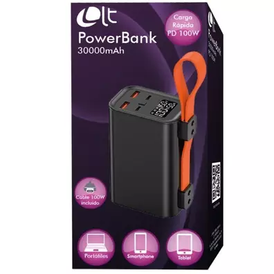 Batería baterias Leotec Powerbank 30000 mAh