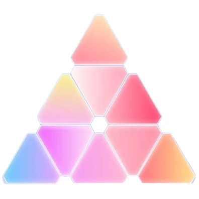 Kit LED Triangular BD Quamtum - 6 peças, Iluminação LED de Alta Qualidade