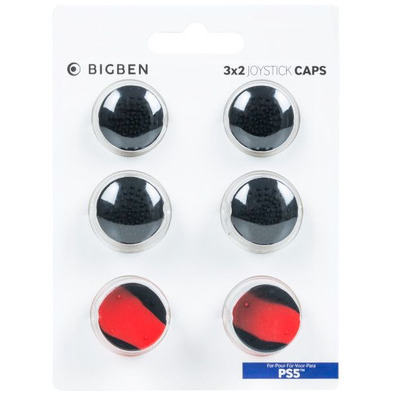 BigBen Thumbgrip 3x2 Joystick Caps pará mando Dualsense PS5