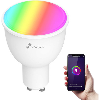 NVS-RGBWBULB-45GU10-W 4,5W GU10
