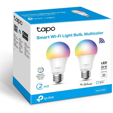 Bombilla Atacado TP-Link TAPO L530E (2uds) E27 Multicolor