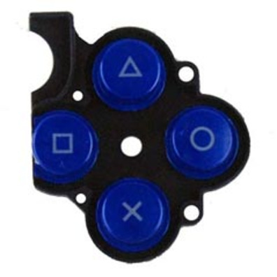Repuesto D-Pad Rubber y Botones (Blue) - PSP 3000