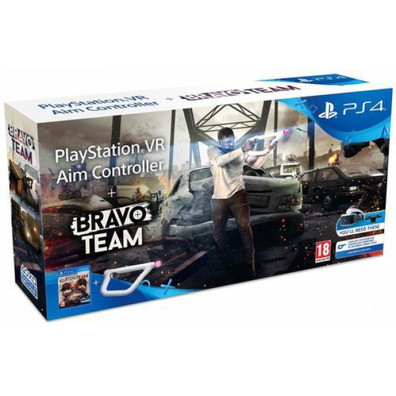 BRAVO TEAM + AIM CONTROLADOR VR PS4