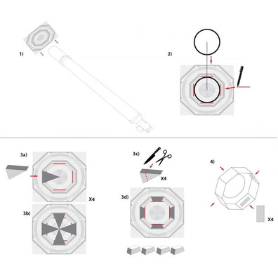 Bresser Tubo Solar Telescopios SC 9 ''-10' ' SU