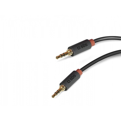 Cabo audio stereo 3.5 mm para móveis e smartphones SBS