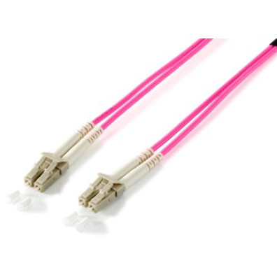 Cabo de Fibra Óptica OM4 Multimodo LC/LC 50/125u 2M - Livre de Halógenos