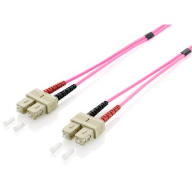 Cabo de Fibra Óptica OM4 Multimodo Livre de Halógenos SC/SC 50/125u 2M