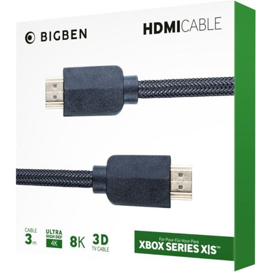 Cabo HDMI 3 Metros BigBen (4K/8K) Xbox Series X/S
