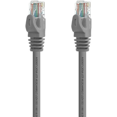 Cabo Red Aisens RJ45 LSZH CAT6A 15M Gris