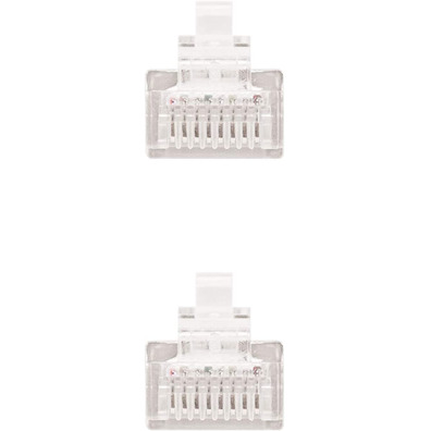 Cabo Vermelho RJ45 NanoCable UTP CAT6 10M Gris