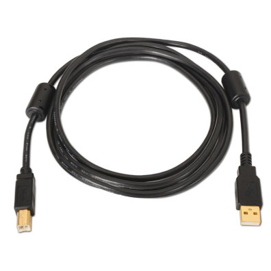 Cabo USB 2.0 para Impressora 3m Preto - Nanocable