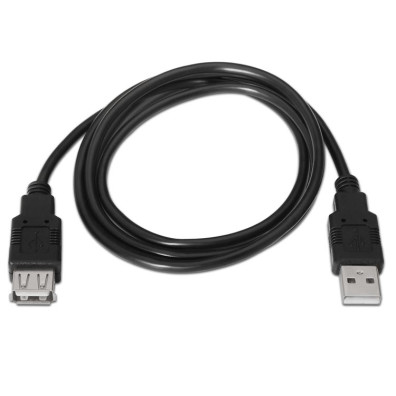 Cabo USB 2.0 Preto 1.8m - Nanocable - Conector Tipo A/M-A/ H