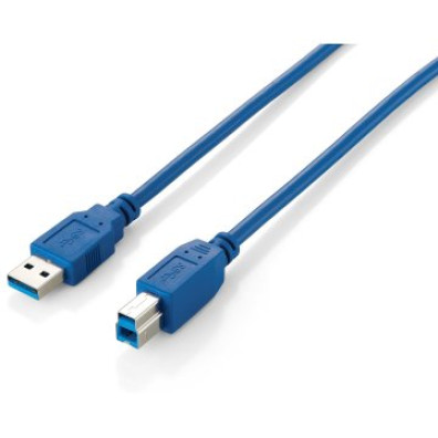 Cabo USB-A USB-B 1M EQUIP 3.0 - Ligação de Dispositivos Compatívels
