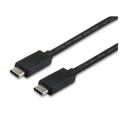 Cabo USB-C a USB-C 1M para Carga (3A) ou Dados 480mb/s - Marca EQUIP