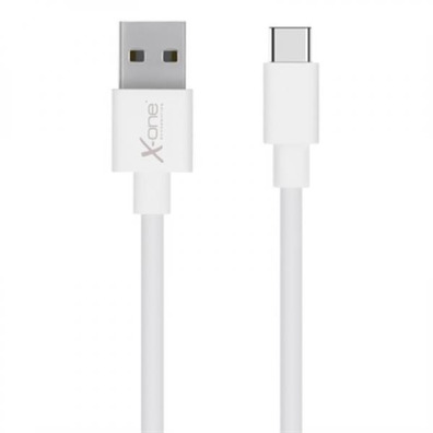 Cabo USB de Tipo C plano X-One Branco