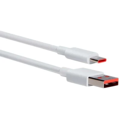 Cabo Xiaomi Branco 1m USB Tipo A a USB Tipo C 6A